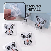 Homestic Pack of 30 Hooks for Wall|Superior Quality ABS|Durable & Rust-Proof|Easy to Install Self Adhesive Hook|Multipurpose Hooks for Bathroom, Kitchen||KR-14|Transparent